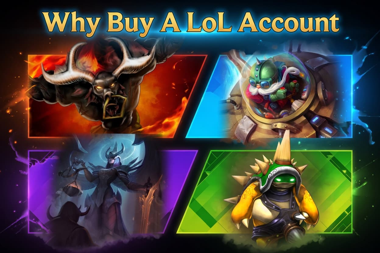 Why Buy a League of Legends Account? Legacy Skins and Ranks Explained