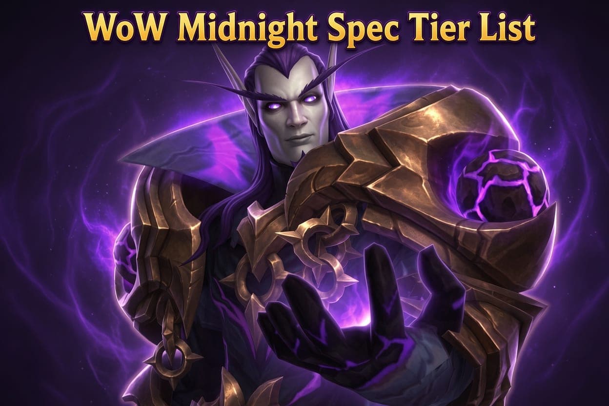 WoW Midnight Spec Tier List for Season 1: Tanks, Healers, and DPS