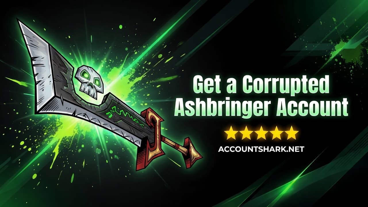 Corrupted Ashbringer sword — World of Warcraft account