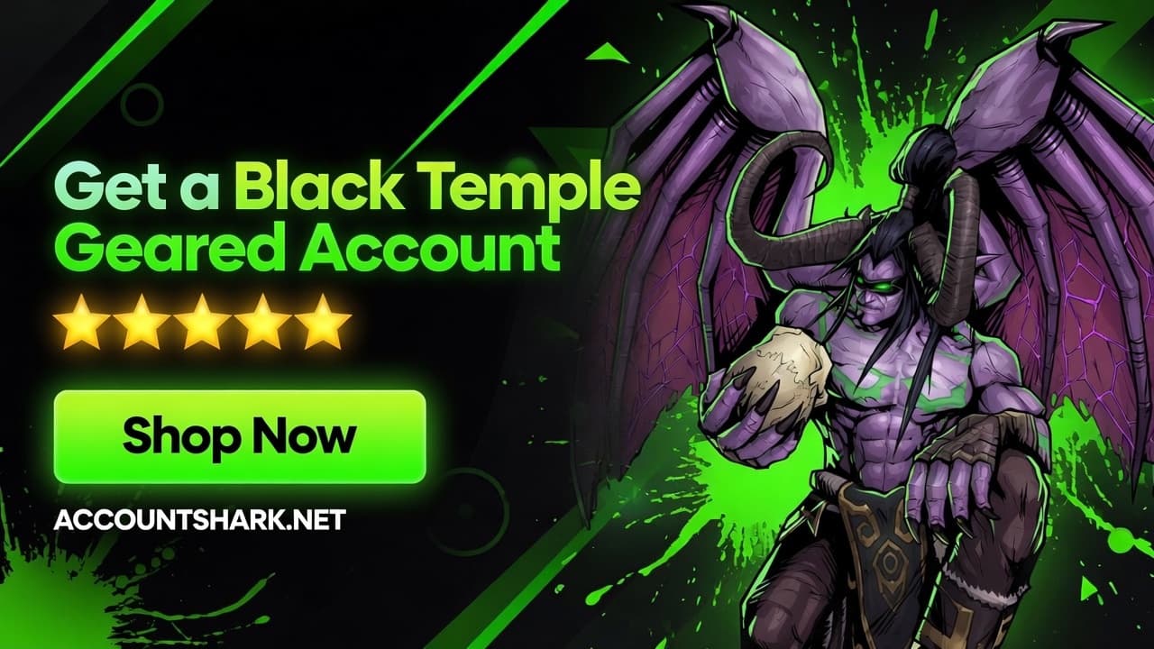 Black Temple tier gear — WoW Classic TBC account