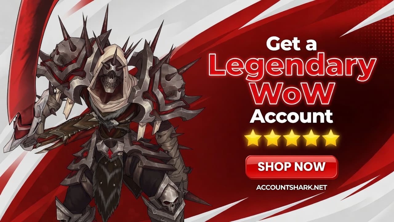 Armored warrior — legendary World of Warcraft account