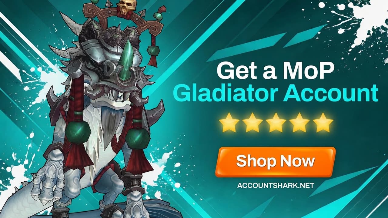 MoP Gladiator arena armor — WoW MoP Classic account