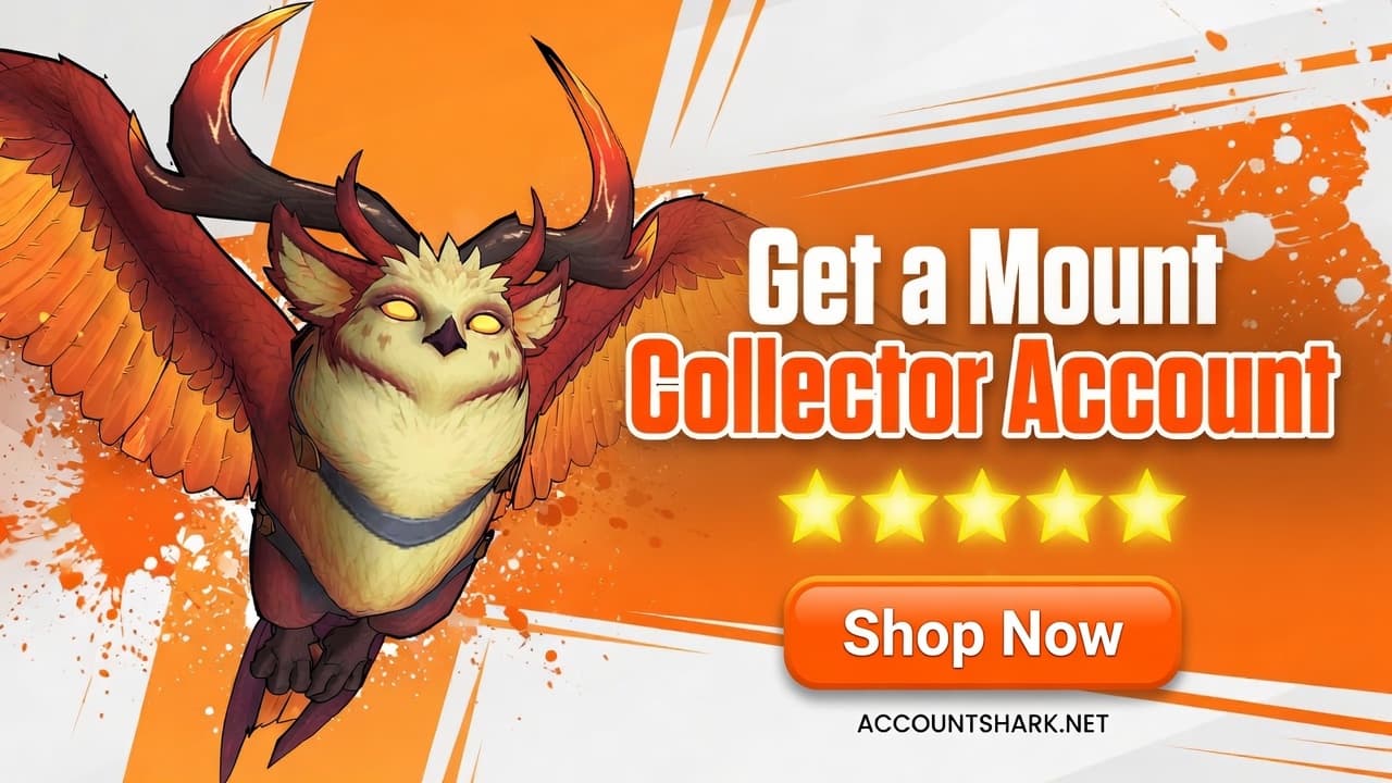 Rare flying mount — World of Warcraft account