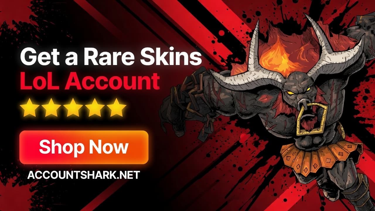 Rare champion skins — League of Legends account