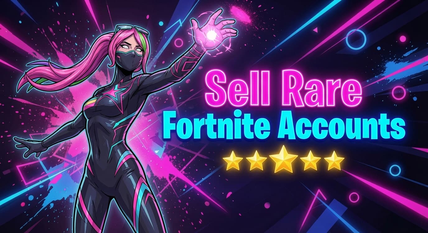 Sell rare Fortnite accounts for cash at AccountShark