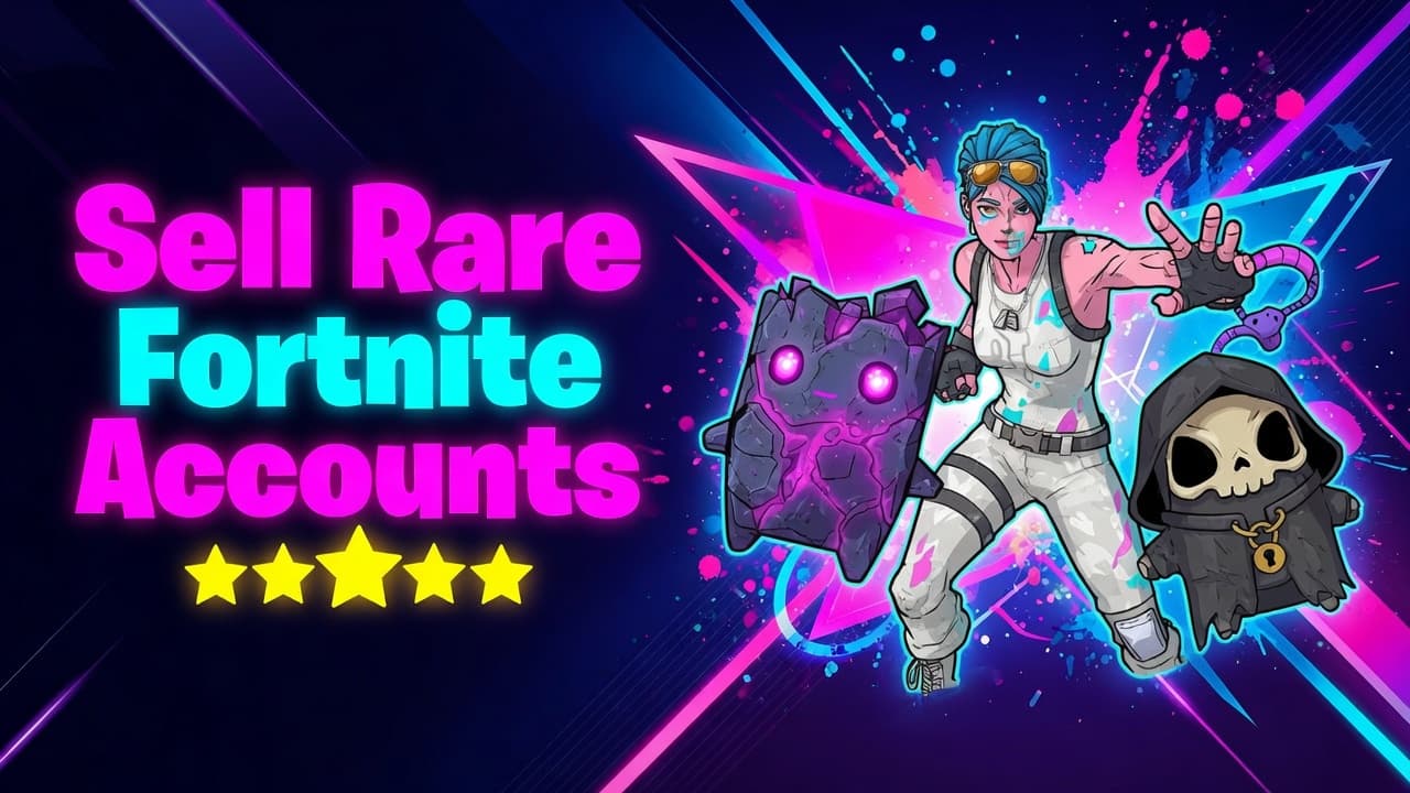 Sell your rare Fortnite account for cash at AccountShark