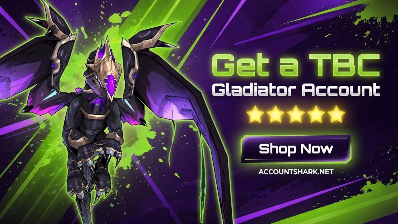 TBC Gladiator arena armor — WoW Classic TBC account