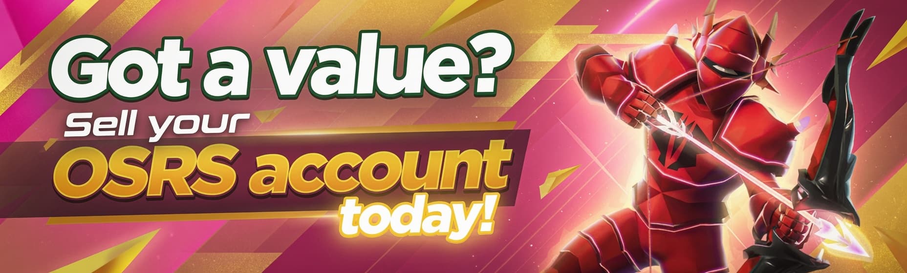 Got a value? Sell your OSRS account today on AccountShark