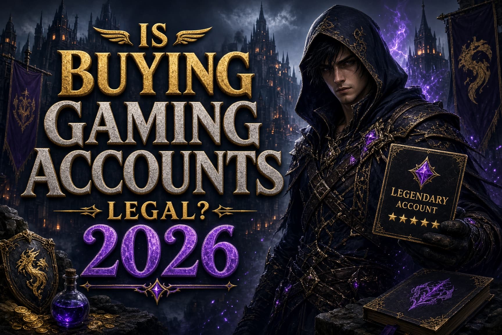 Is Buying Gaming Accounts Legal? ToS vs Actual Law in 2026