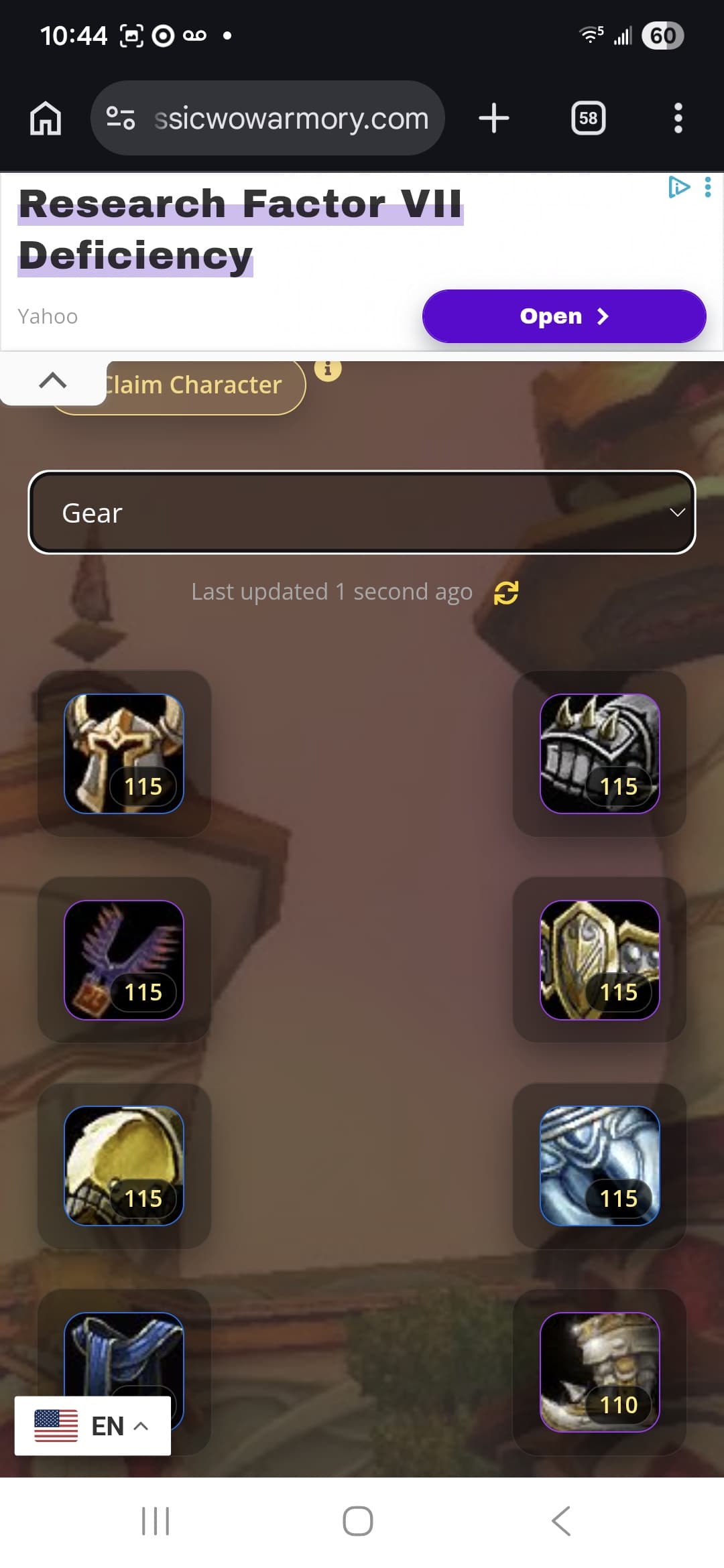 70 Blood Elf Paladin | 1437 Gear Score | 115 Ilvl | Kara Attuned | 60% Riding Skill | 200 Gold - Image 1