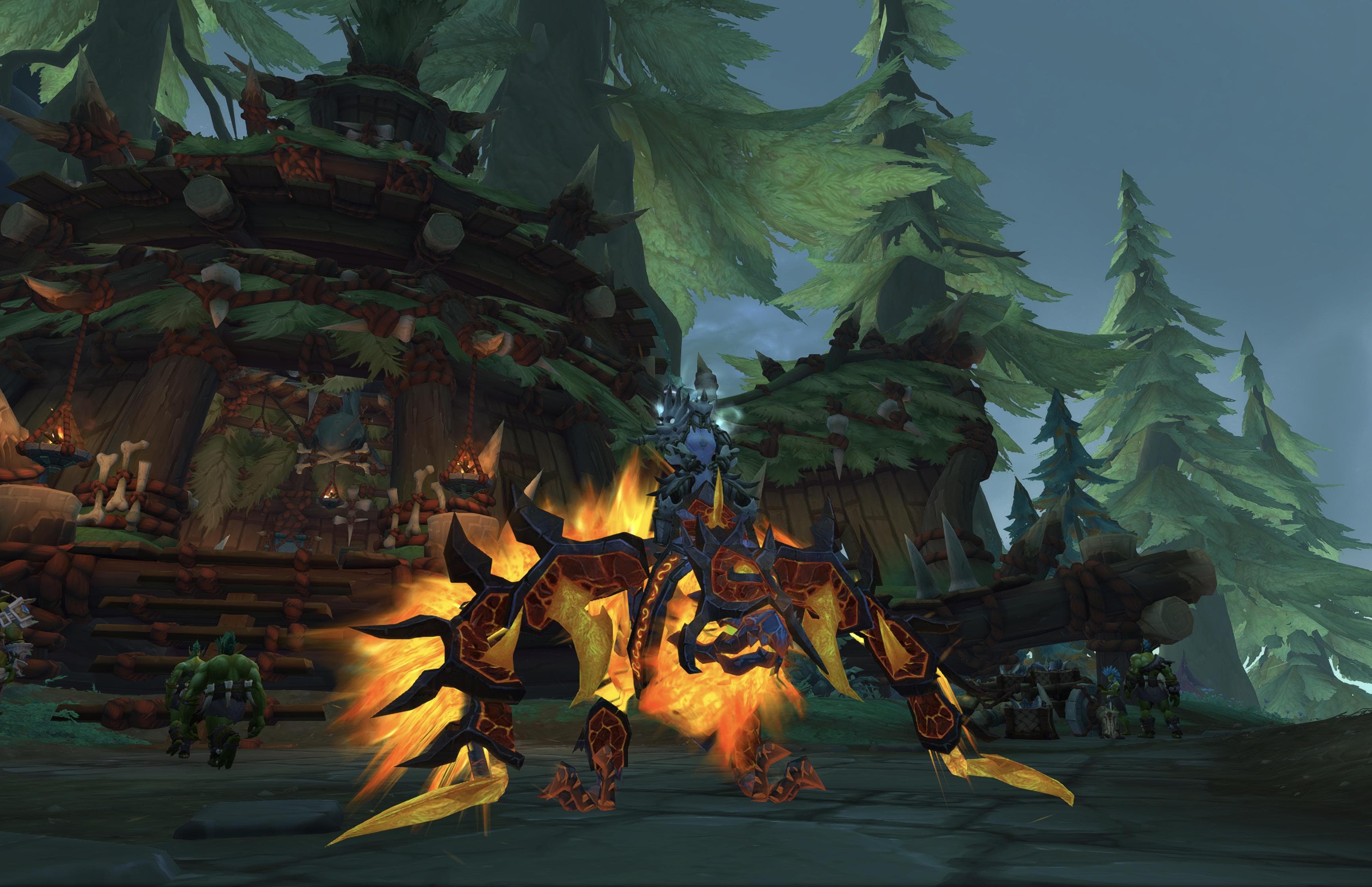 Level 90 Warrior | High Warlord / Grand Marshal | Sinful Gladiator Tabard | Sinful Flame Illusion | Trading Post Sets | Shadowlands Elite - Image 1