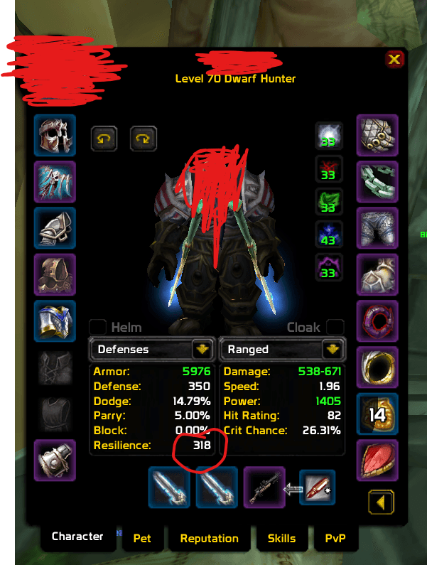 Level 70 Hunter | Full Honor OS | 3/5P Gladiator | 2k+ 2v2 Rating | Near Full Phase 1 BiS | Max Mining & Herb - Image 1