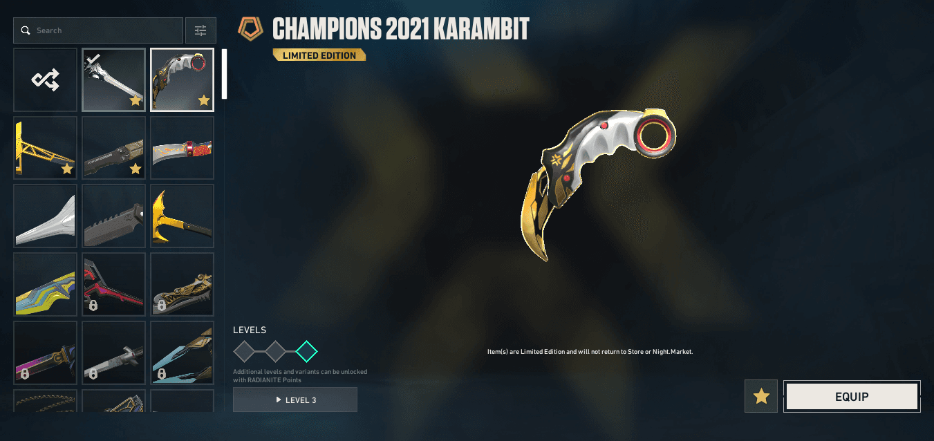 Gold Peak | Champions 2021 Karambit + Vandal | 115 Skins | Full Email - Image 4