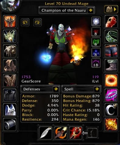 Level 70 Mage | S1 Swift Nether Drake | 1800 Gear Score | Full BiS Gear | Gladiator Title | SSC & TK Attuned - Image 3