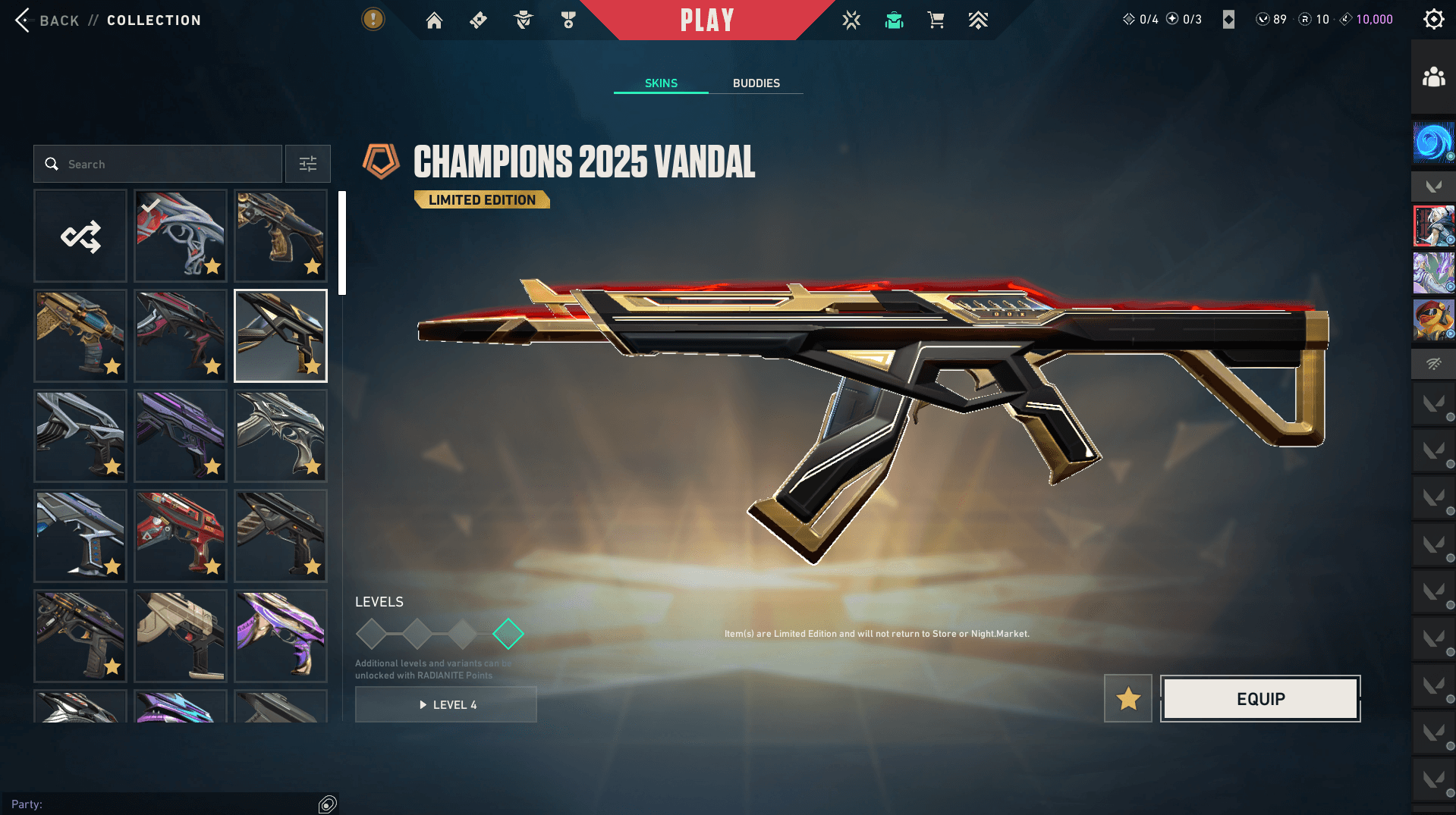 Immortal Peak | Champions 2025 Butterfly Knife + Vandal | 147 Skins | Full Email - Image 1