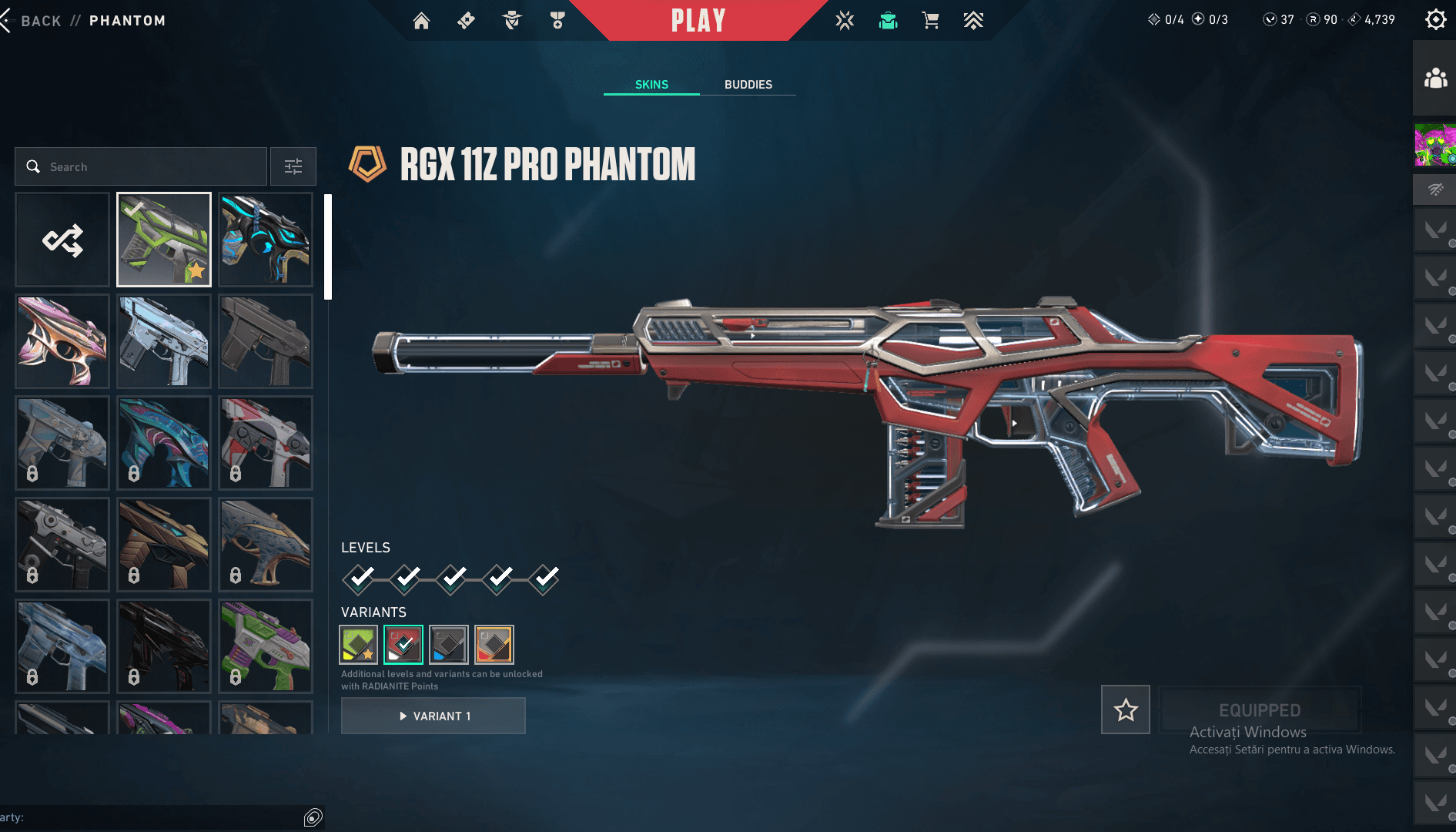 Platinum Peak | Reaver Karambit | Gaia's Vengeance Vandal | 46 Skins | Full Email - Image 2