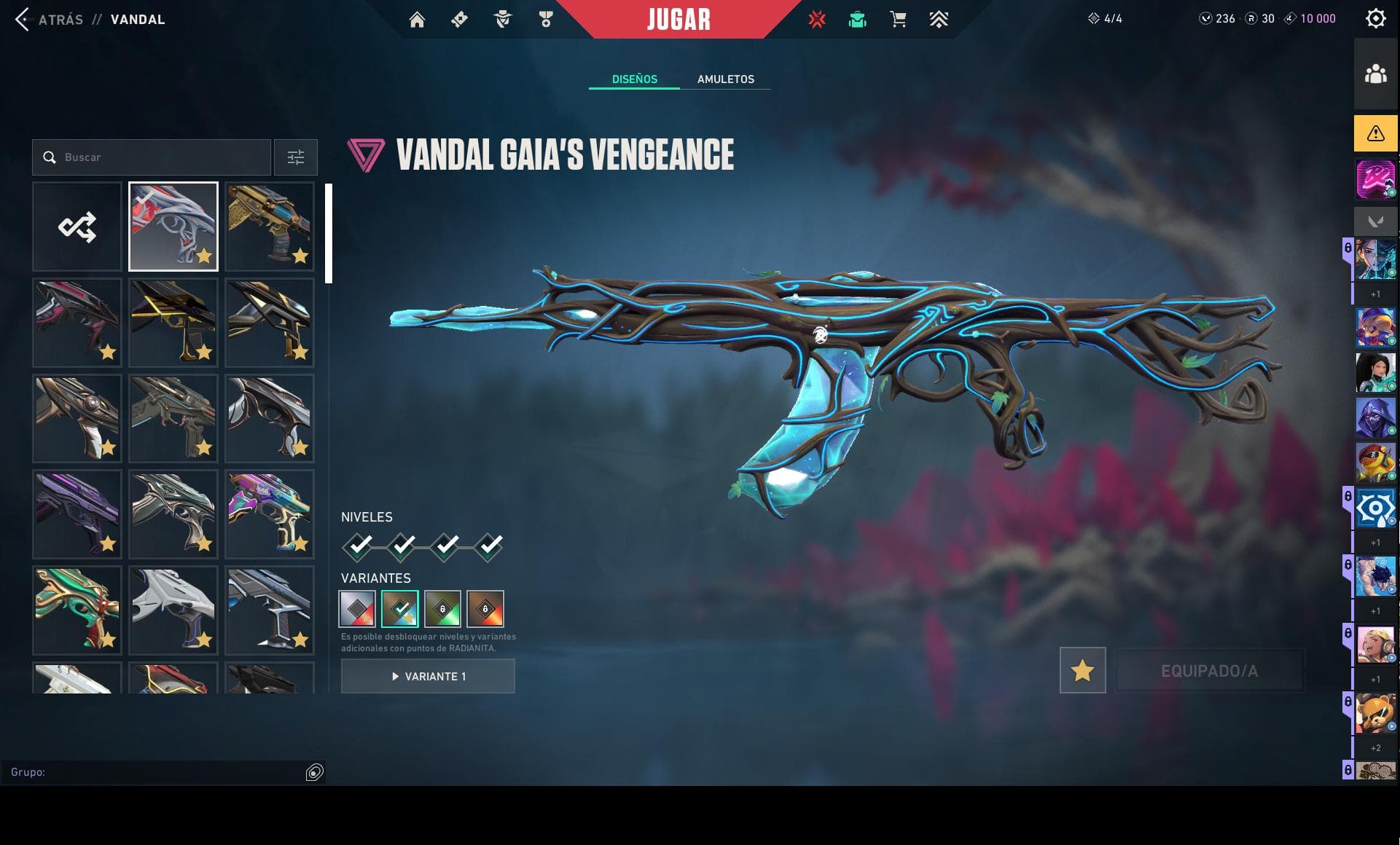 Gold Peak | Champions 2023 Kunai + Vandal | 241 Skins | Full Email - Image 2