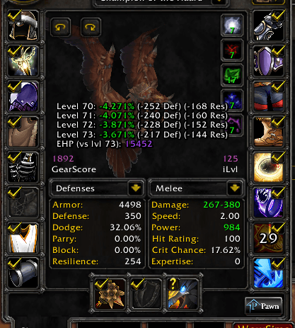Level 70 Druid | Spineshatter EU | Near Phase 2 BiS | 1921 Gearscore | PvP Feral 254 Resil | Champion of the Naaru - Image 2