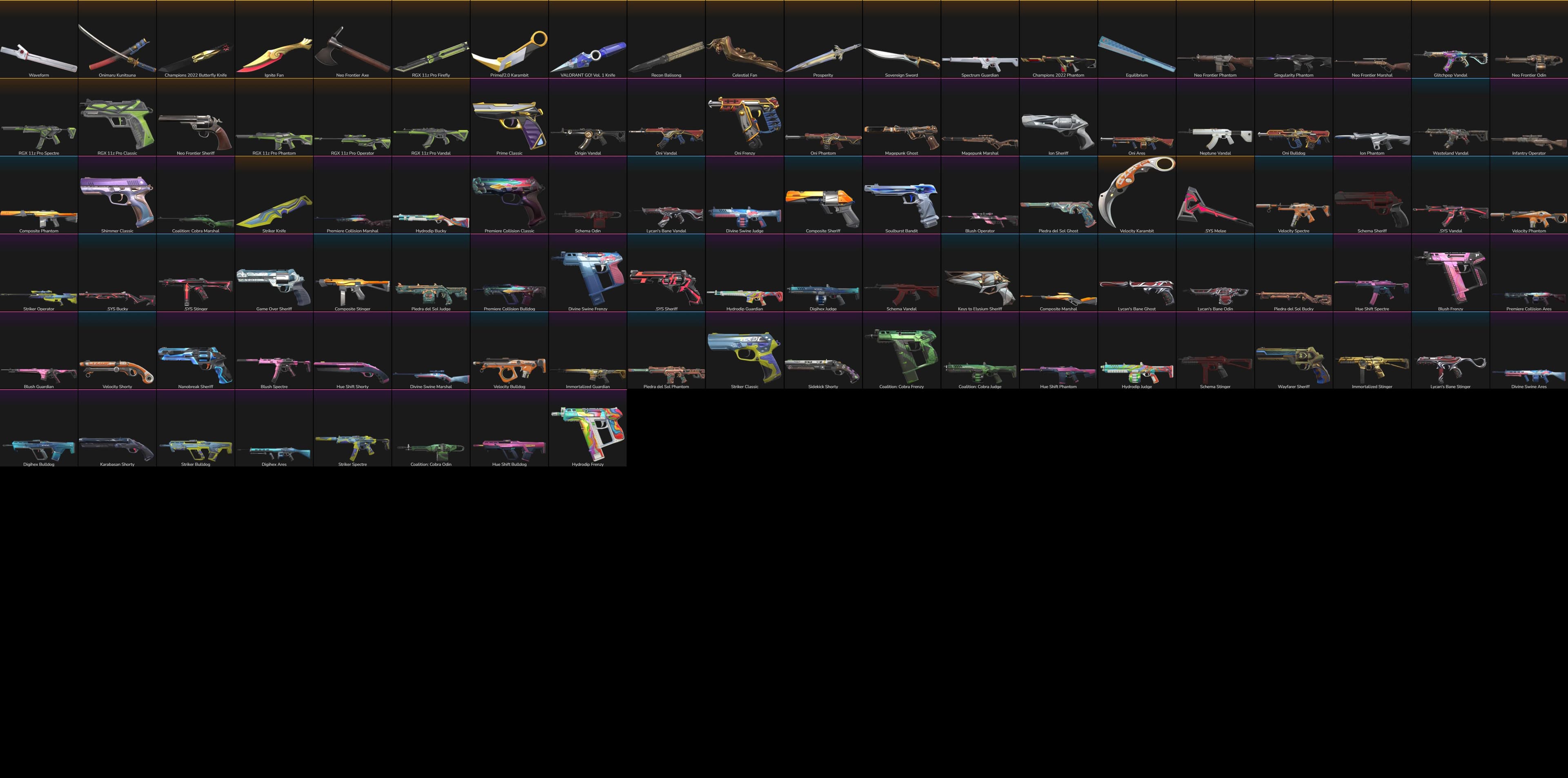 Ascendant Peak | Champions 2022 Butterfly Knife + Phantom | 108 Skins - Image 1