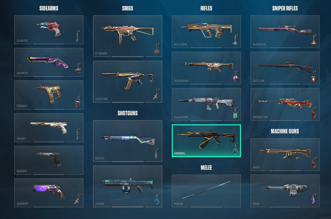 Gold Peak | Champions 2023 Vandal | 50 Skins | Full Email - Image 1