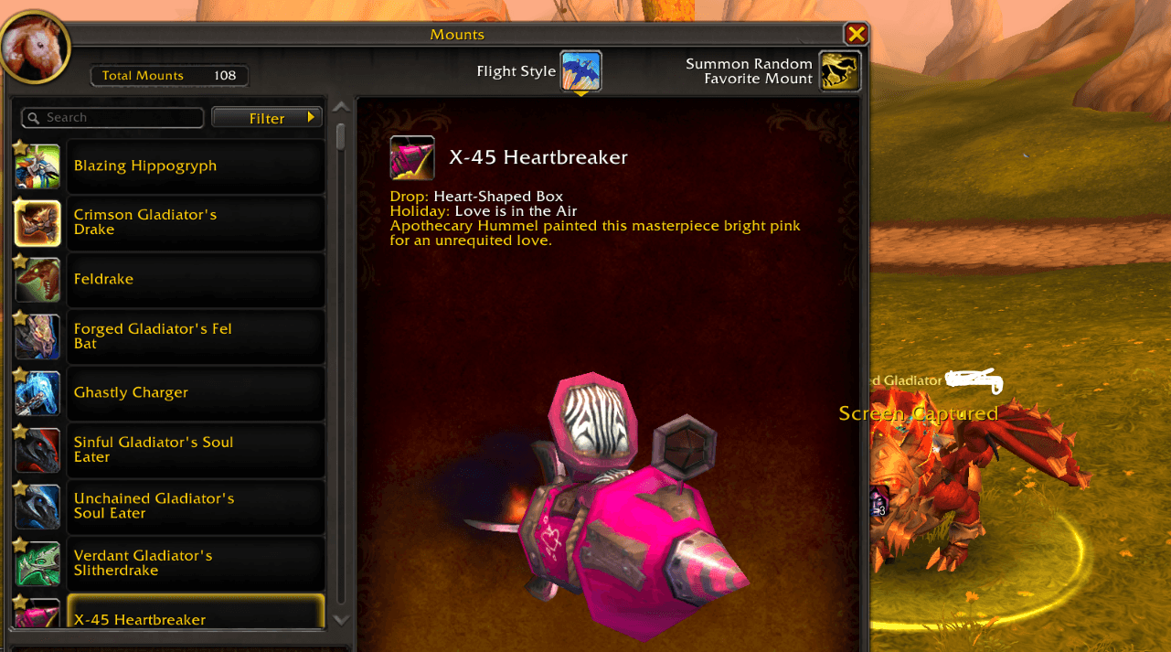 Extreme PvP Vanity | 5x Gladiator Mounts | Crimson Gladiator's Drake | "Forged Gladiator" Rank 1 Rogue | Multi Elite PvP Sets | 12x PvP Illusions - Image 6