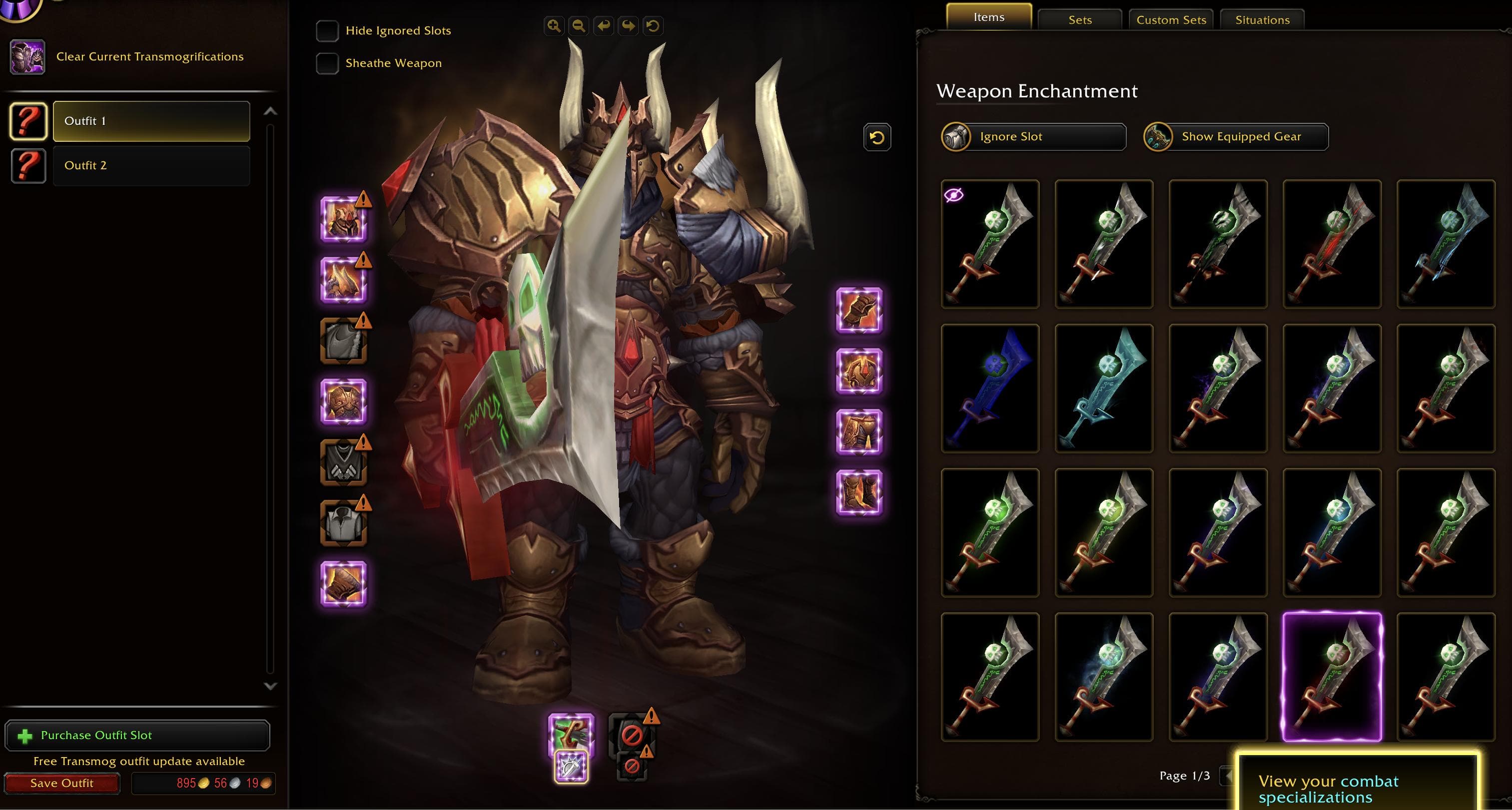Legendary Vanity | Corrupted Ashbringer | 9x MoP CM Sets + WoD Weps | 44 Legion Mage Tower Tints | Mistwalker Realm 1st Title | Glorious Tyranny & Primal Victory - Image 1