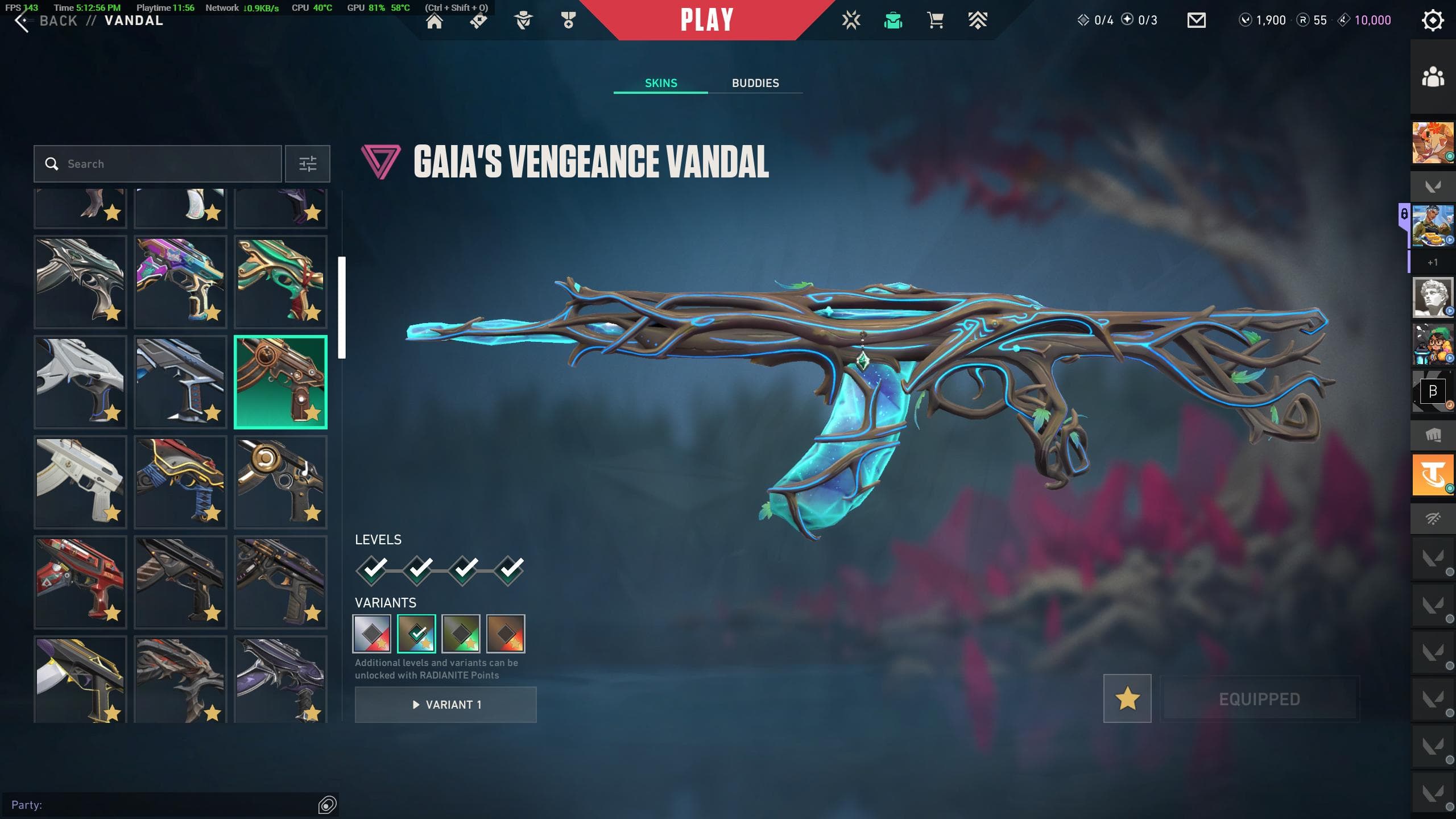 Ascendant Peak | Araxys Bio-Atomizers | Champions 2021 Vandal | 489 Skins | Full Email - Image 2