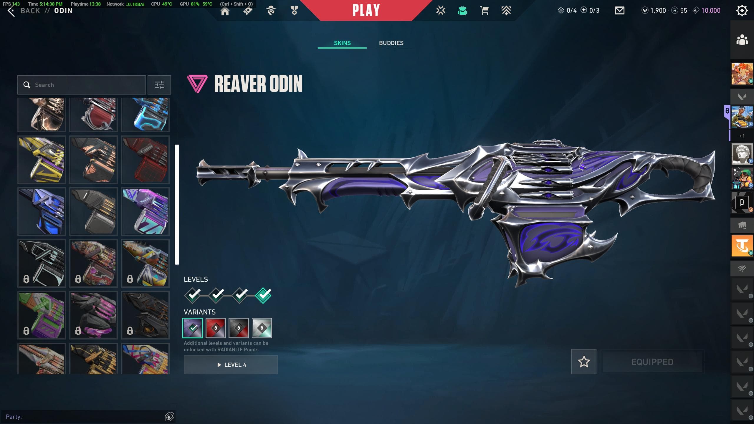 Ascendant Peak | Araxys Bio-Atomizers | Champions 2021 Vandal | 489 Skins | Full Email - Image 17