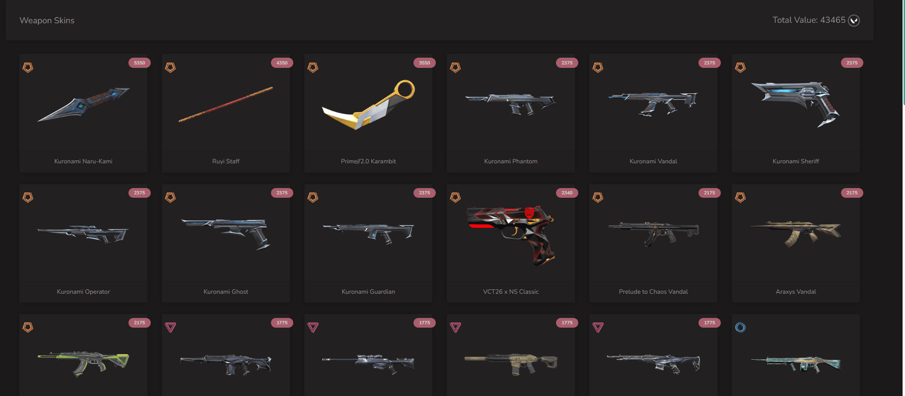 Ascendant Peak | Prime//2.0 Karambit | 53 Skins | Full Email - Image 1