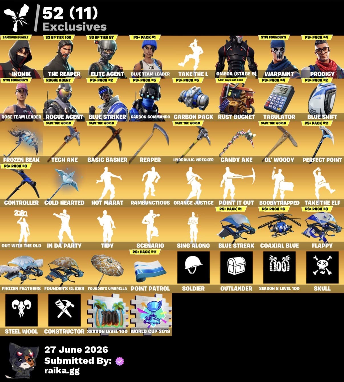 Dark Voyager | Dark Vanguard | 184 Skins | Season 3 The Reaper | Level 2576 | Full Email - Image 1