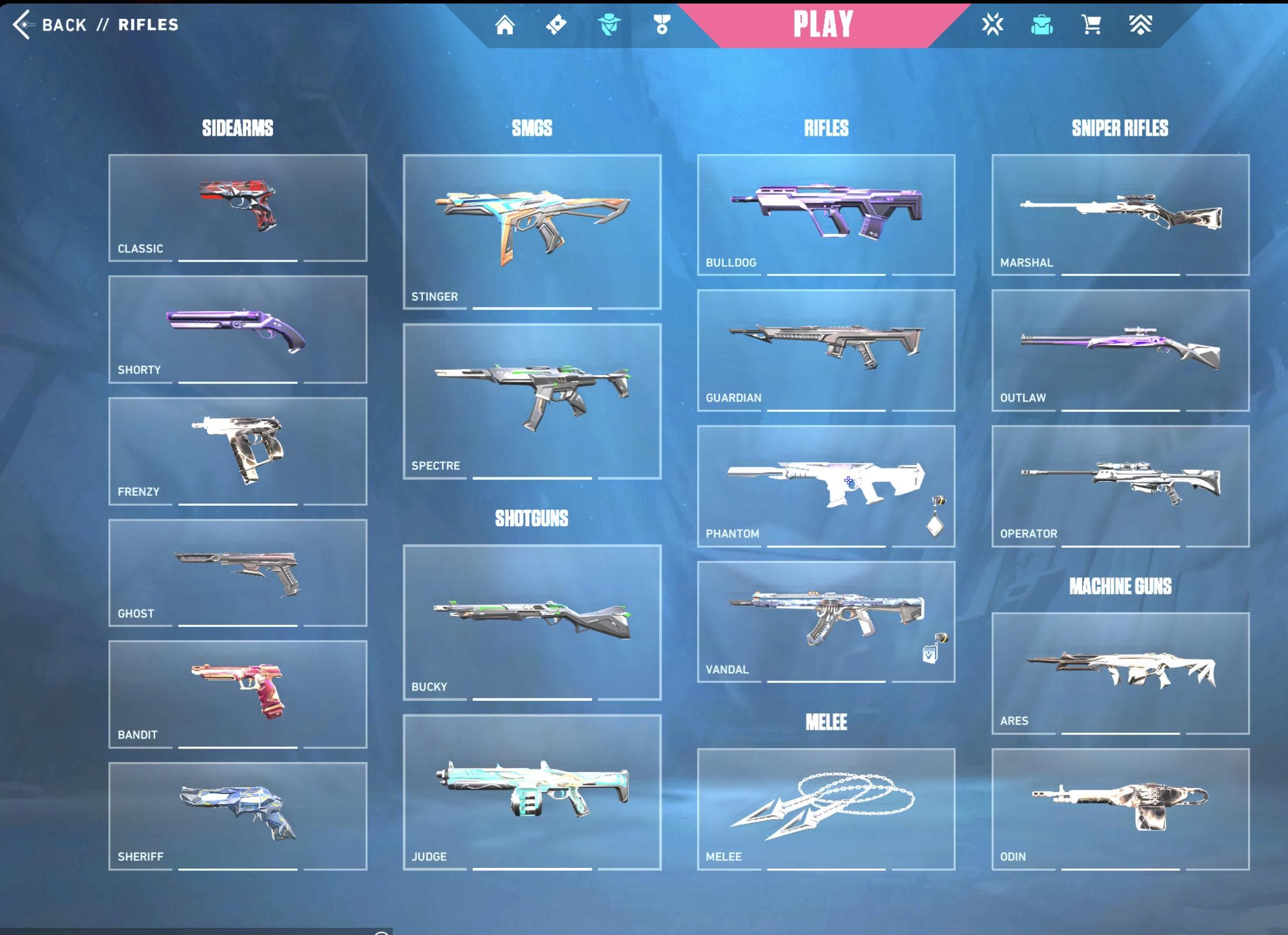 Valo Account | Silver Peak | RGX 11z Pro Karambit | Gaia's Vengeance Vandal | 66 Skins | Full Email - Image 1