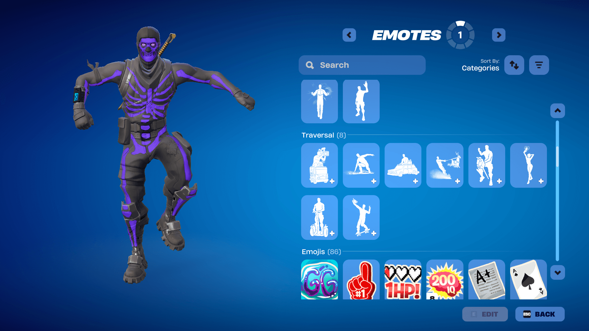 Purple Skull Trooper | Black Knight | Carbide | 80 Skins | S2 | Level 727 - Image 17