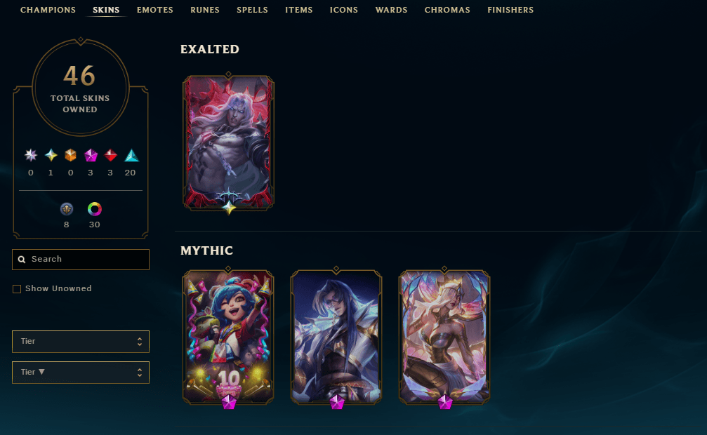 Platinum Peak | Revenant Reign Viego | Prestige HEARTSTEEL Yone | 46 Skins | Full Email - Image 2