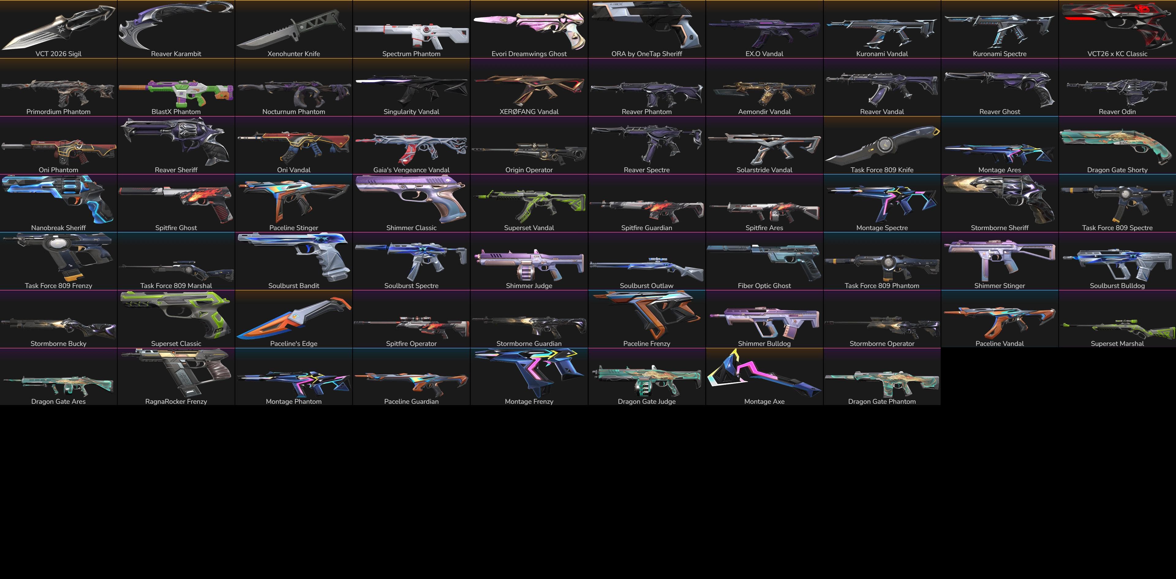 PC | Immortal Peak | Reaver Karambit | BlastX Phantom | 68 Skins - Image 6
