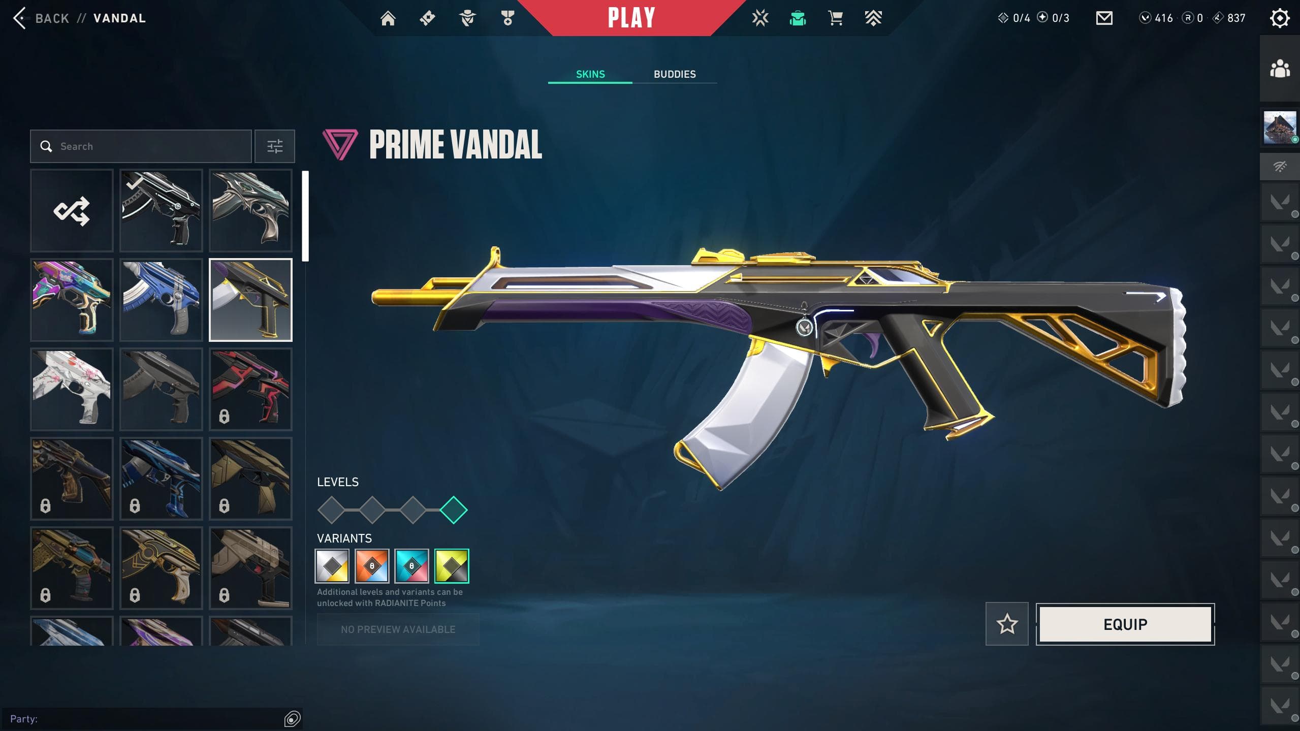 PC | Diamond Peak | Forsaken Vandal | 36 Skins | Full Email - Image 1