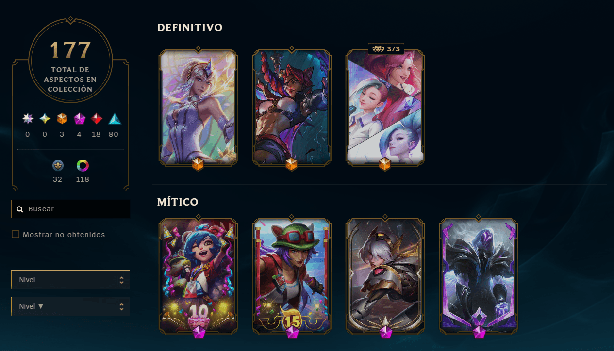 Diamond Peak | 173 Champions | 177 Skins | 18 Legendary Skins - Image 1