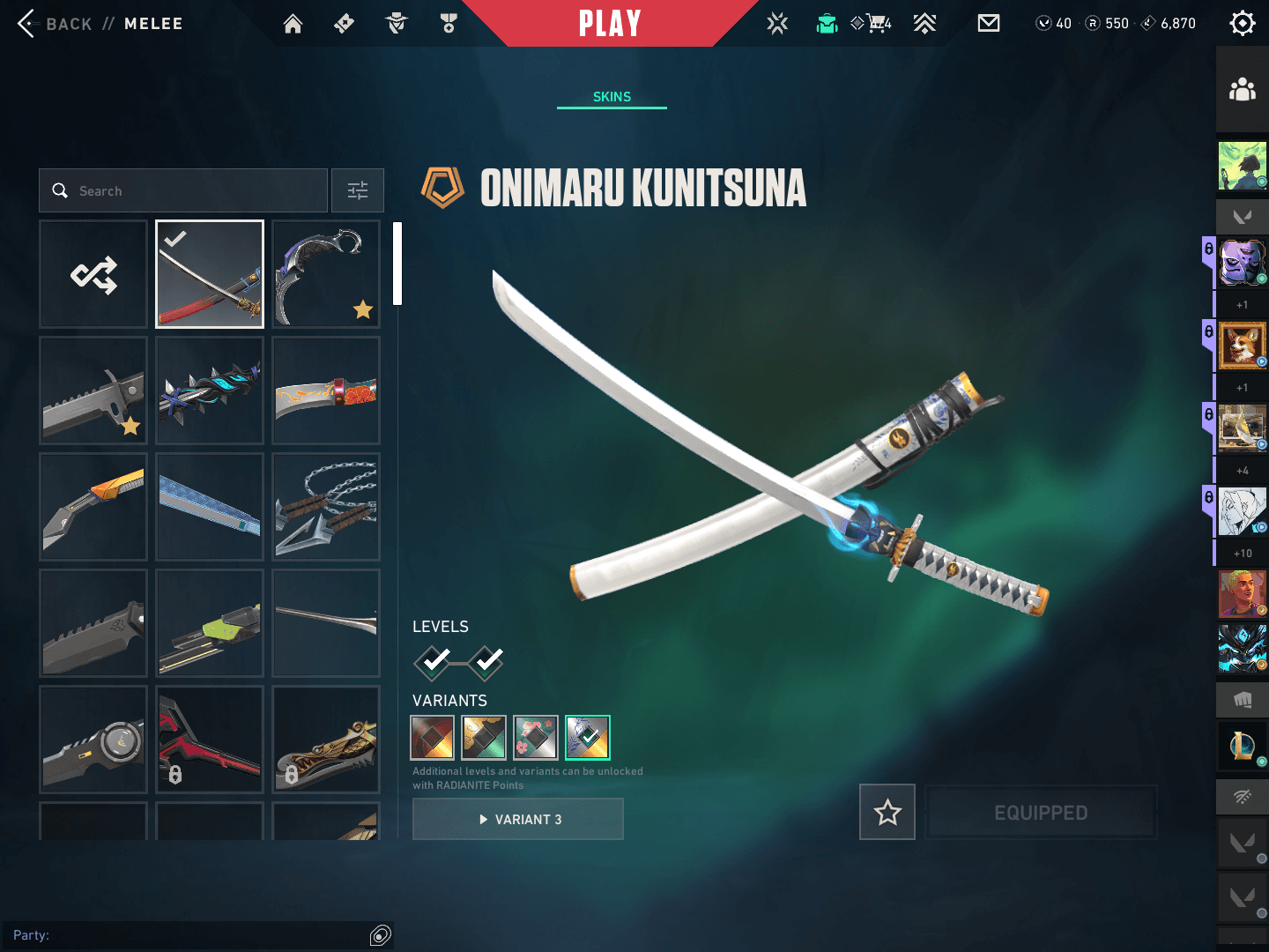 Immortal Peak | Onimaru Kunitsuna | Elderflame Vandal | 100 Skins | Full Email - Image 2