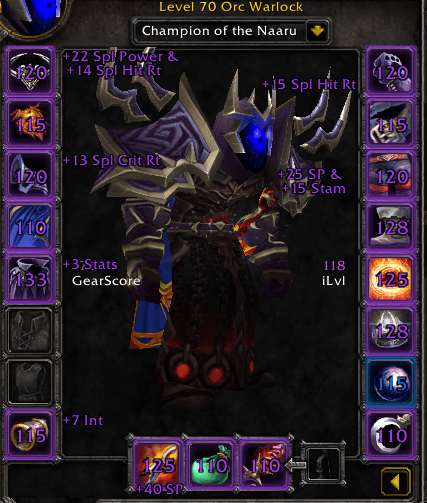 Level 70 Warlock | Dreamscythe US | 1760 Gear Score | 119 Item Level | BiS Gear | Full Voidheart Tier - Image 1