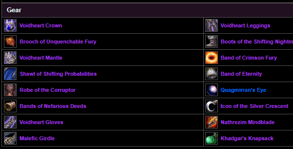 Level 70 Warlock | Dreamscythe US | 1760 Gear Score | 119 Item Level | BiS Gear | Full Voidheart Tier - Image 2