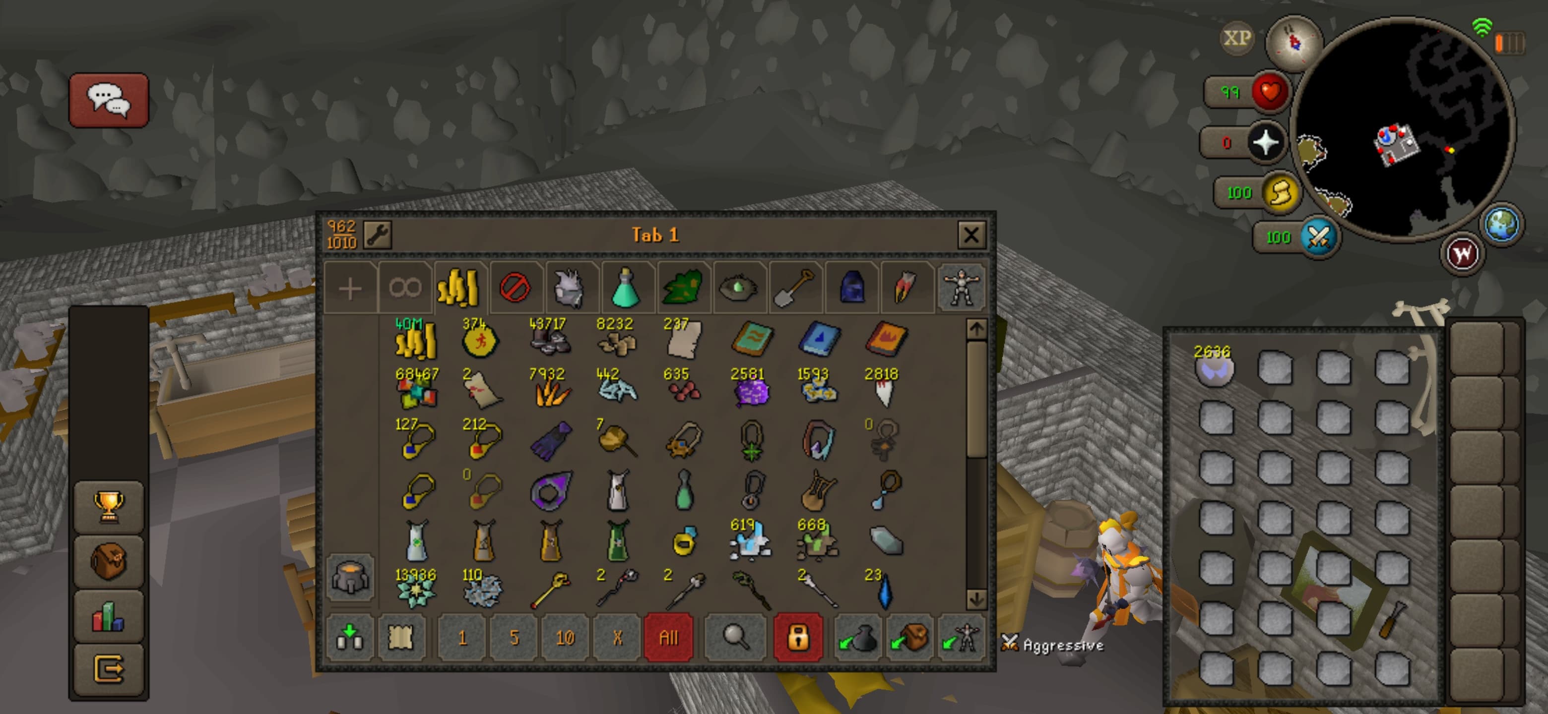 Ironman | Maxed | 119 Combat - Image 2