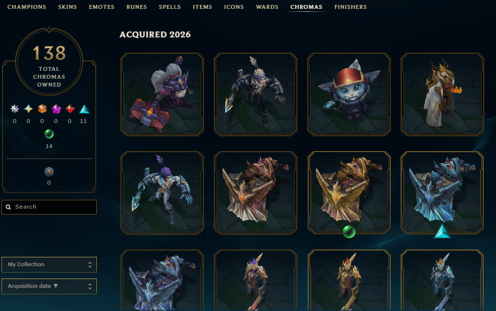 Platinum Peak | 170 Champions | 413 Skins | 35 Legendary Skins | Full Email - Image 13