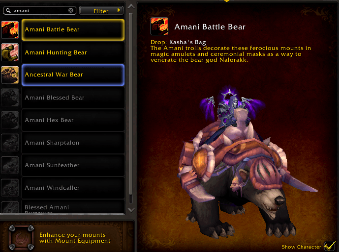 Rare Mounts & Transmog | Mrglgrgl of Grglmrgl Title | Legion Remix Rewards | 4x MoP CM Sets | Fyr'alath + Old Leggos | Multi Level 90 Characters - Image 22