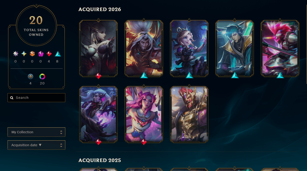 Gold Peak | 20 Skins | 4 Legendary Skins - Image 2