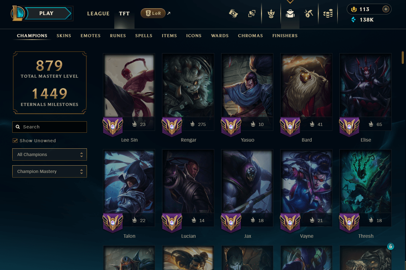 Diamond Peak | 170 Champions | 509 Skins | 33 Legendary Skins - Image 2