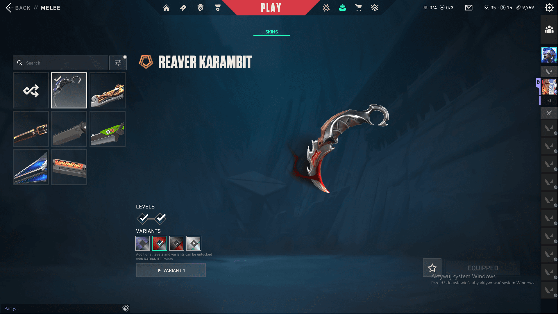 PC | Ascendant Peak | Champions 2025 Butterfly Knife + Vandal | 21 Skins - Image 1