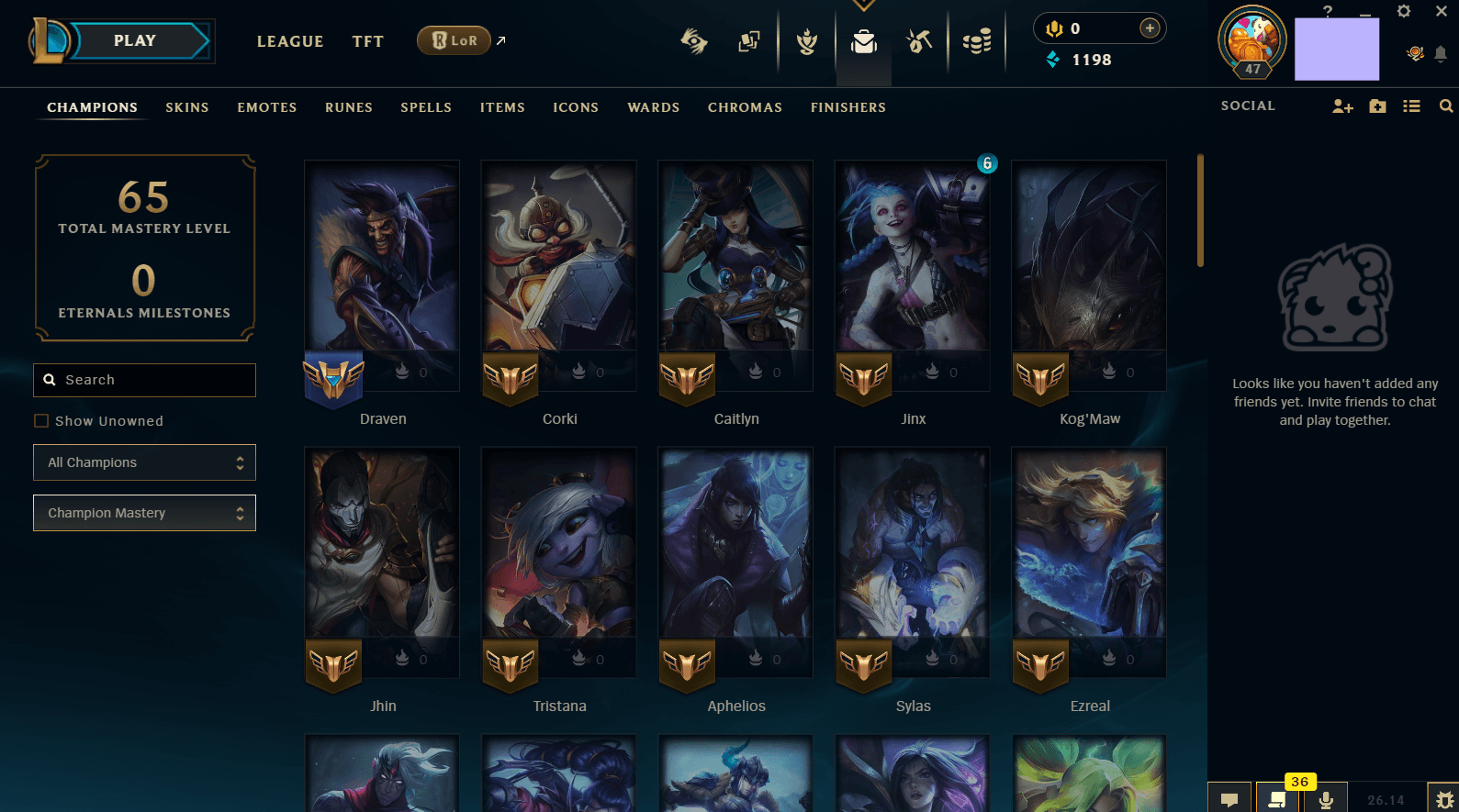Master Peak | 63 Champions | 10 Skins | Full Email - Image 2