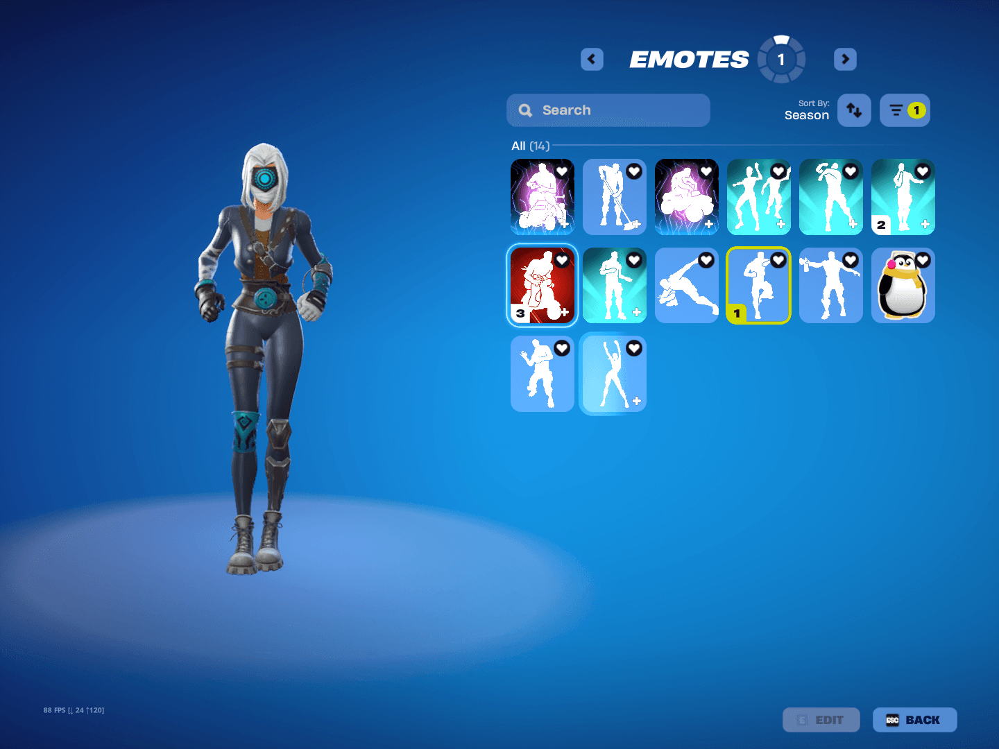 Omega | Carbide | 184 Skins | Season 4 | Level 2336 | Full Email - Image 10