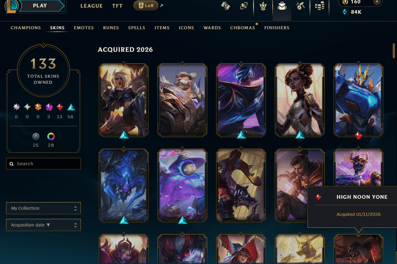 Master Peak | 146 Champions | 94 Skins | 13 Legendary Skins - Image 2
