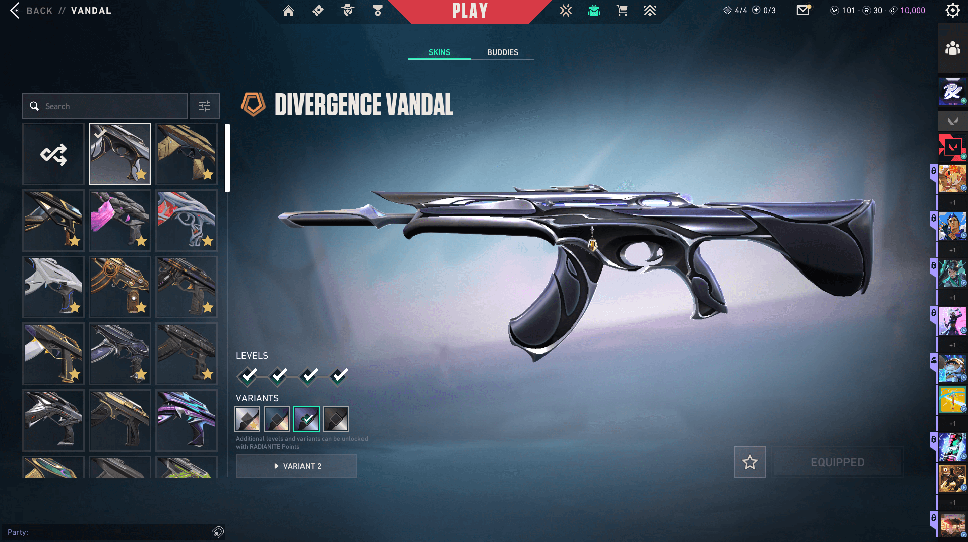 PC | Gold Peak | Onimaru Kunitsuna | Champions 2025 Vandal | 60 Skins | Full Email - Image 5