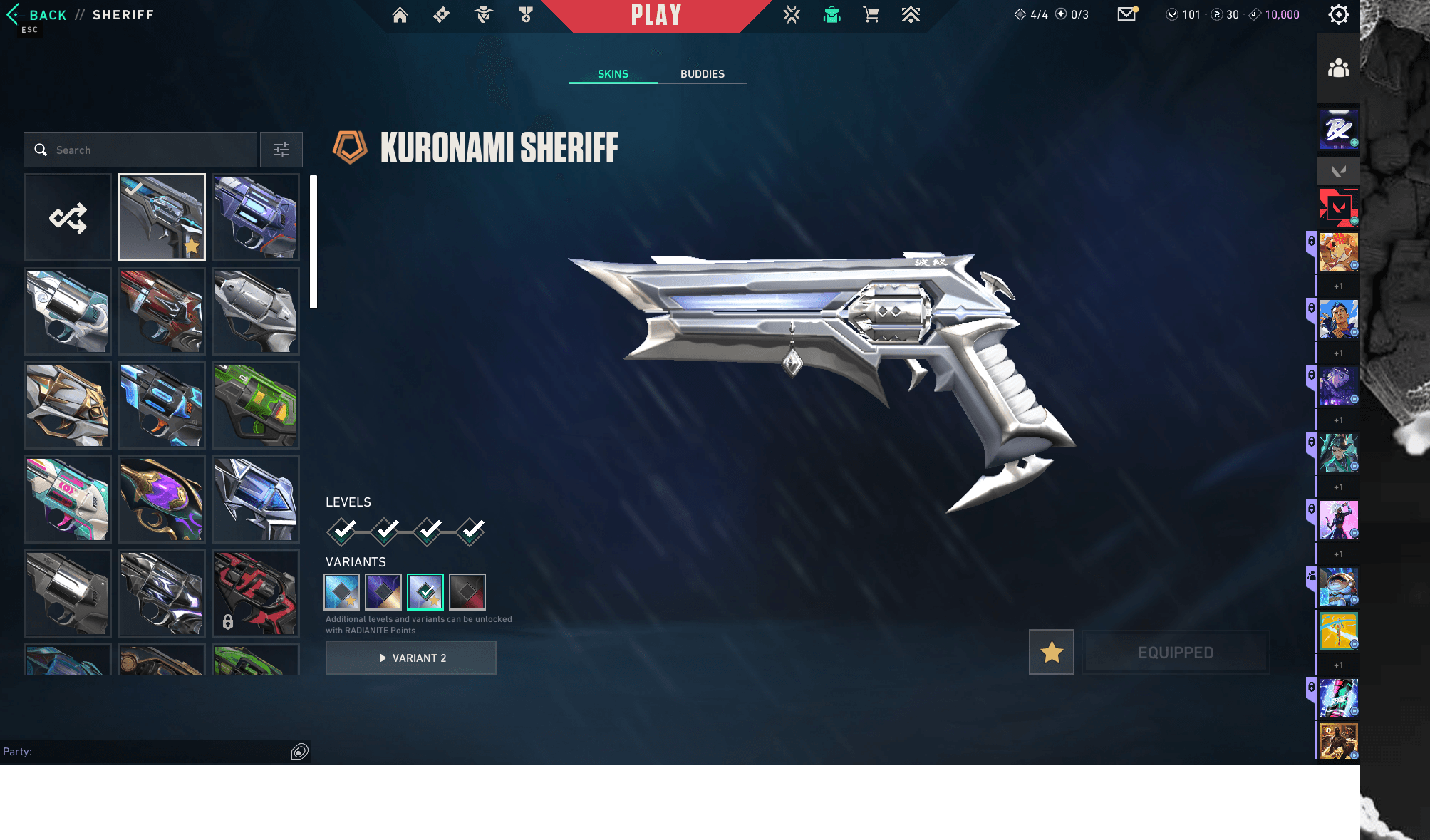 PC | Gold Peak | Onimaru Kunitsuna | Champions 2025 Vandal | 60 Skins | Full Email - Image 1